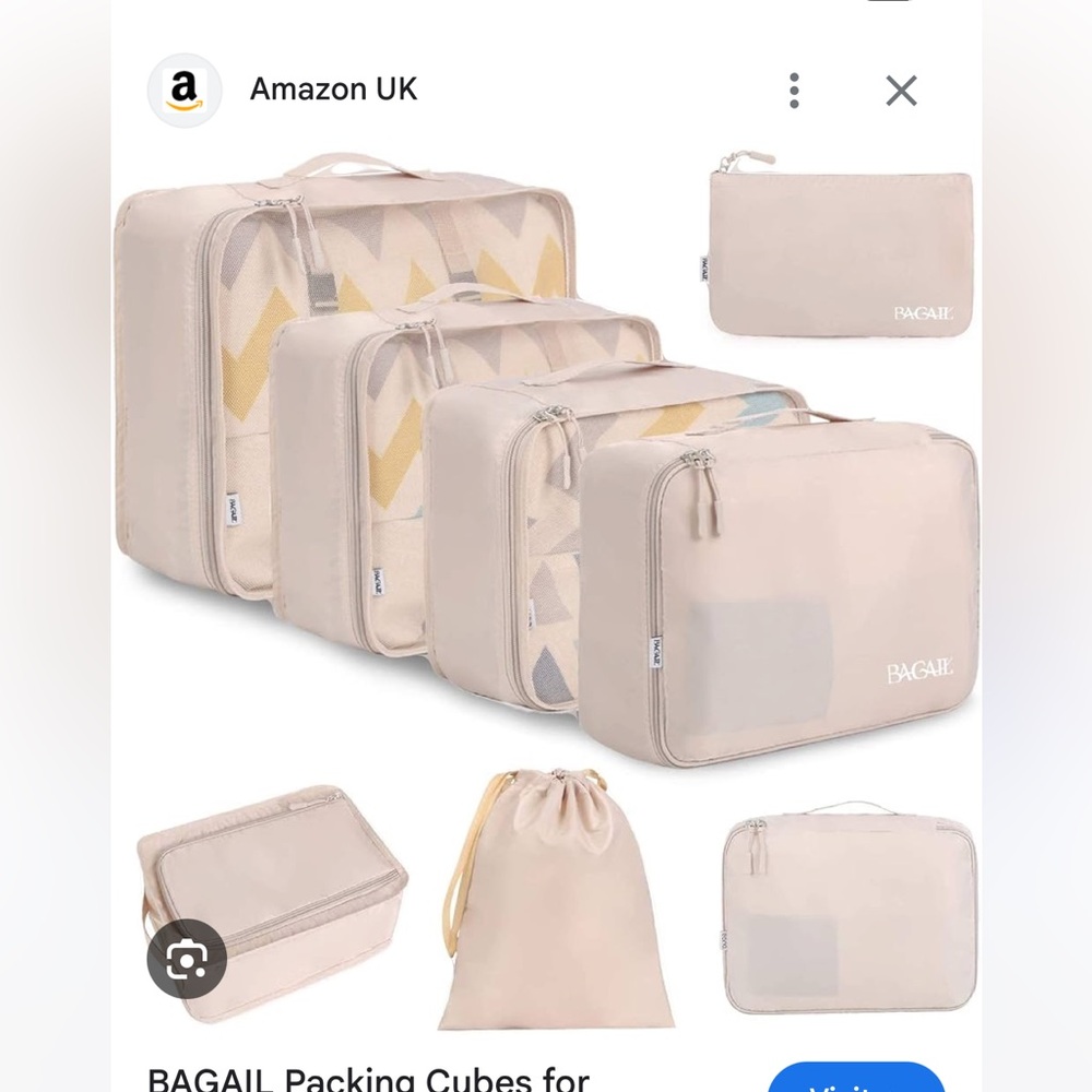 BACAIL eight pack travel bags